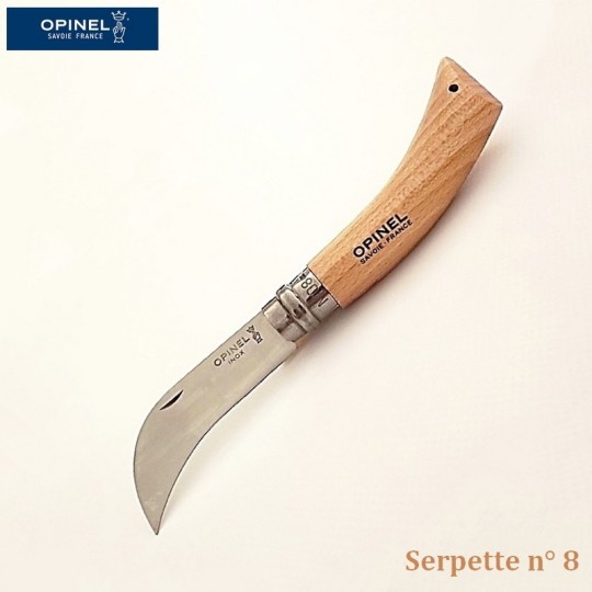 Opinel Couteau de Poche Serpette-Greffoir N°08 - Vue 1