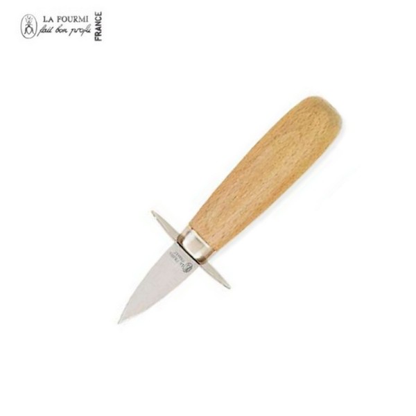 Couteau à huitre en inox - manche en plastique
